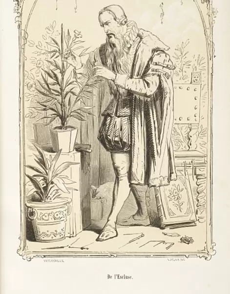 Portrait of Charles de l ecluse