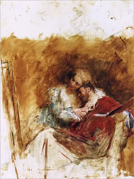 Sketch for Le Peintre, by Jean-Louis-Ernest Meissonier