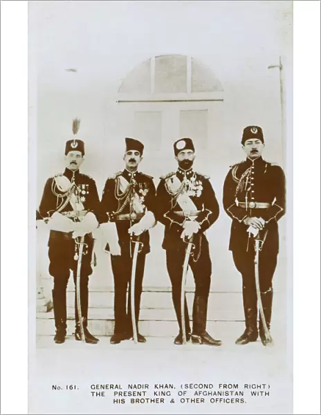 Mohammed Nadir Shah - King of Afghanistan with his Brother