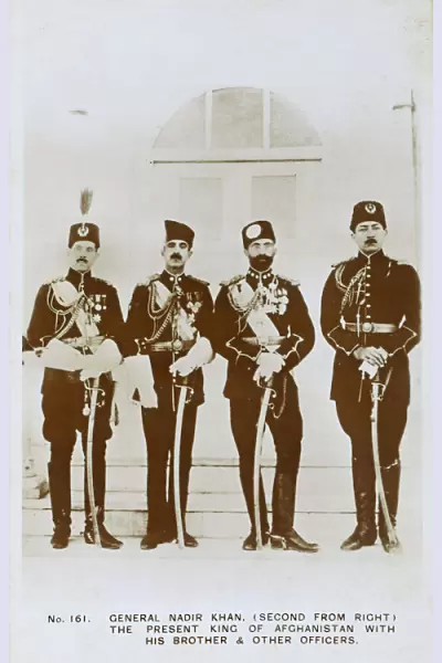 Mohammed Nadir Shah - King of Afghanistan with his Brother