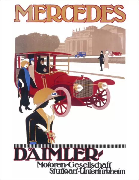 Advert for Mercedes Daimler