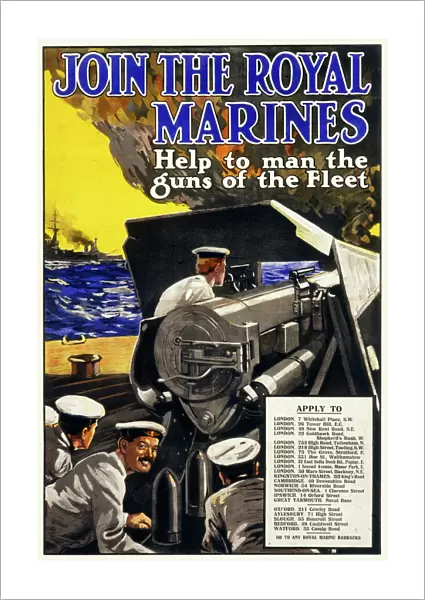 Join the Royal Marines Poster