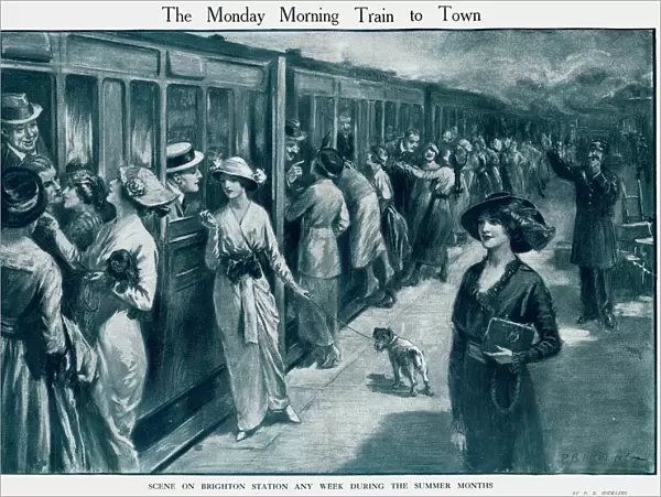 Brighton Station, train to London