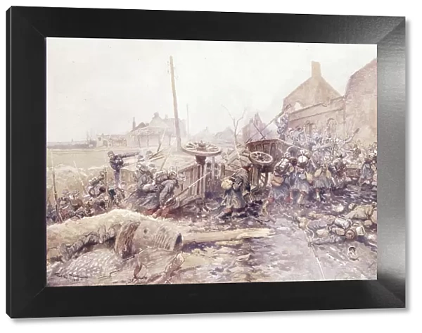 Assault of Vermelles, northern France, WW1