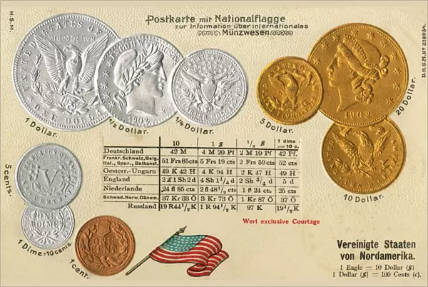 The coinage used in the United States of America
