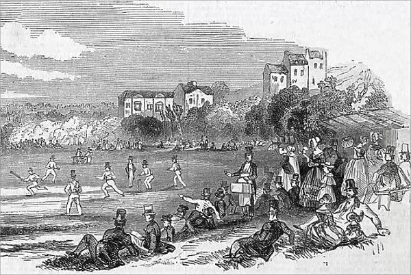 A grand cricket match at Brighton