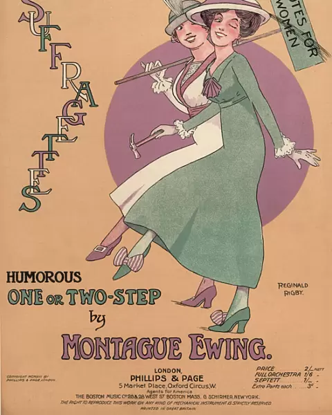 Sheet Music Suffragettes Humorous One or Two Step