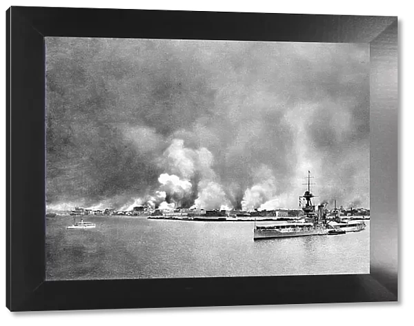 HMS Iron Duke and the Great Fire of Smyrna, 1922