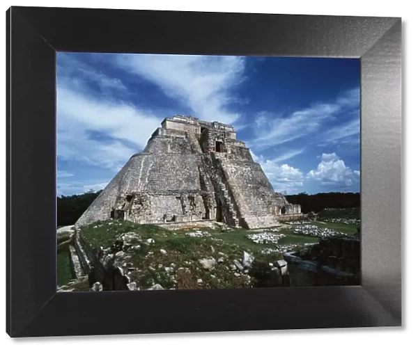 Mexico. Uxmal. Pyramid of the Magician
