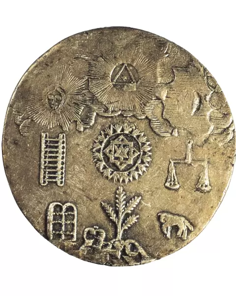 Freemason seal of the 19th century with different
