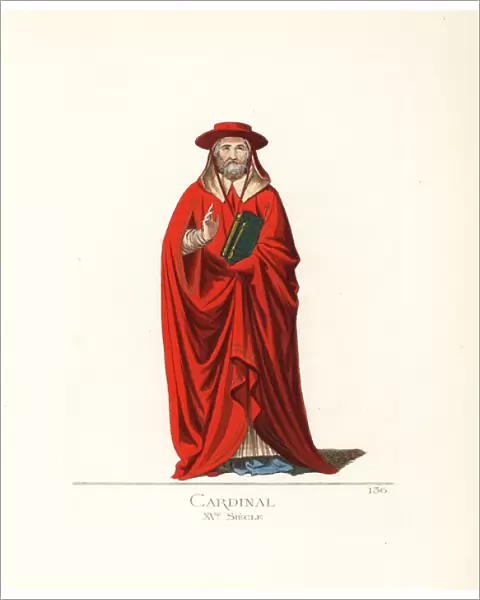 Vestments of a Catholic cardinal, 15th century