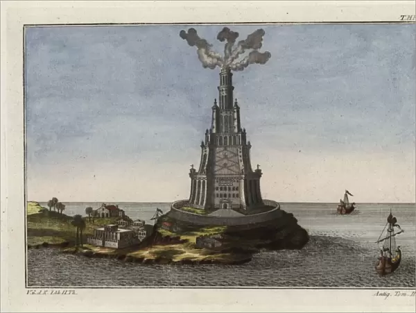 The lighthouse at Alexandria, Egypt