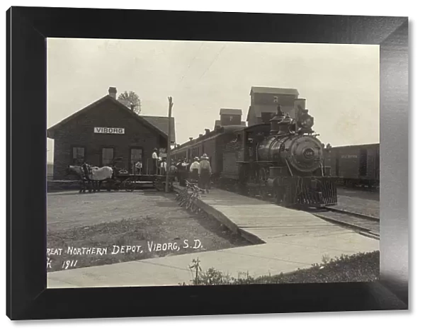 Great Northern Depot, Viborg, South Dakota, USA
