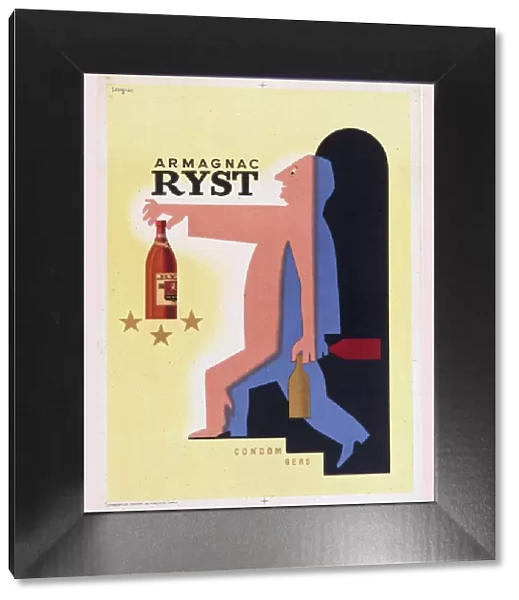 Poster advertising Ryst Armagnac