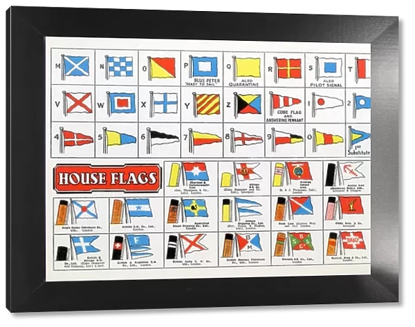 International code of Signals flags and House Flags