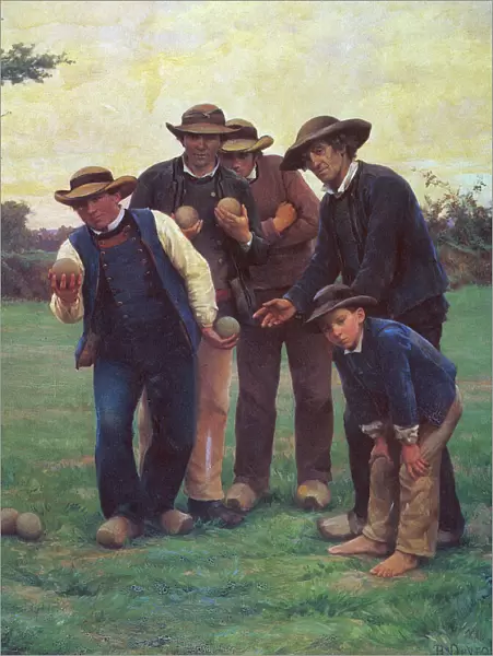French Boules Players