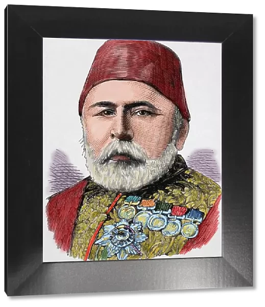 Hussein Awni pasha (1819 1876). Was a Turkish general and st