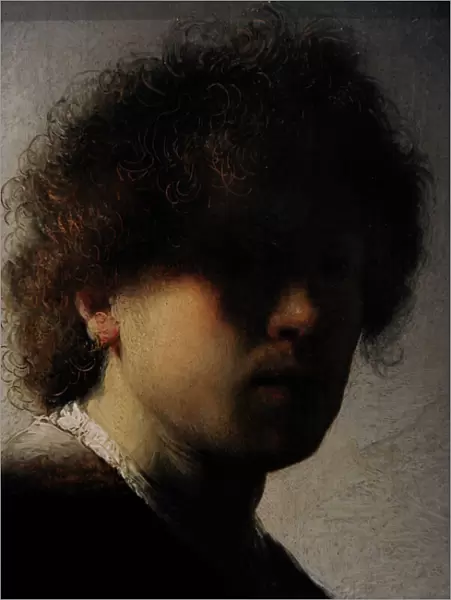Self-portrait, 1628, by Rembrandt Harmenszoon van Rijn (1606