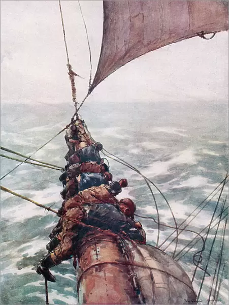 Fisting the Mainsail by Arthur Briscoe