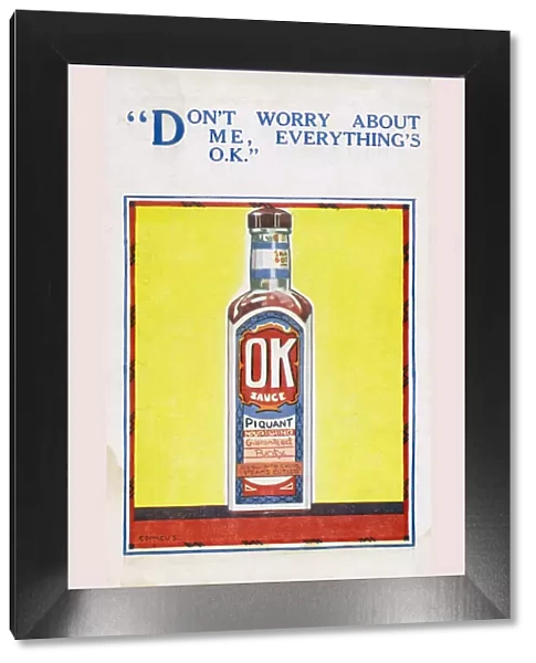 OK Sauce - British Condiment - WW2 era