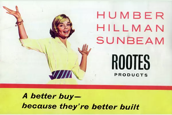 Humber, Hillman and Sunbeam Rootes Motors Limited brochure