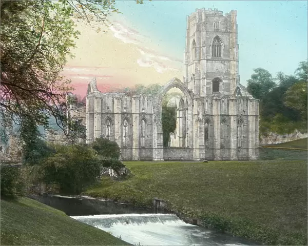 Fountains Abbey - View from the East - Ripon, North Yorkshir