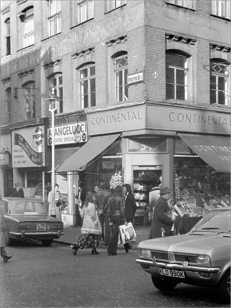 Soho, London - Frith Street and Old Compton Street W1