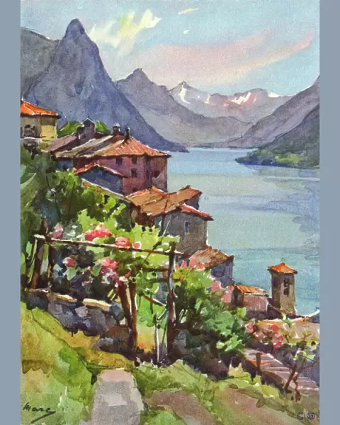 Gandria - northern shore of Lake Lugano, Switzerland