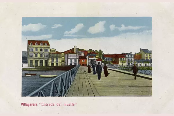 Vilagarcia de Arousa, Pontevedra, Entrada del muelle