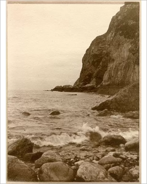 Rocky beach and cliffs, North Wales