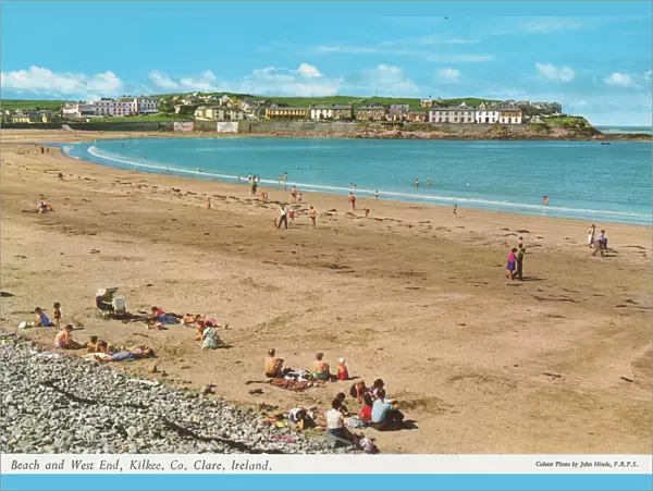 The Beach and West End, Kilkee County Clare
