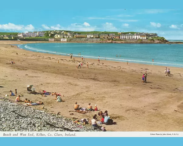 The Beach and West End, Kilkee County Clare