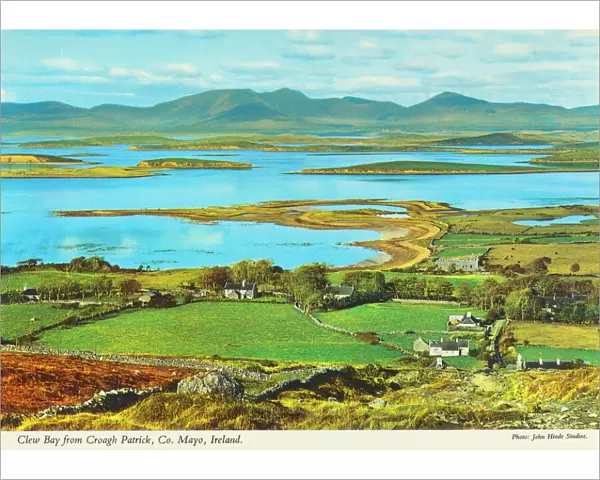 Clew Bay from Croagh Patrick, County Mayo by J. Hinde