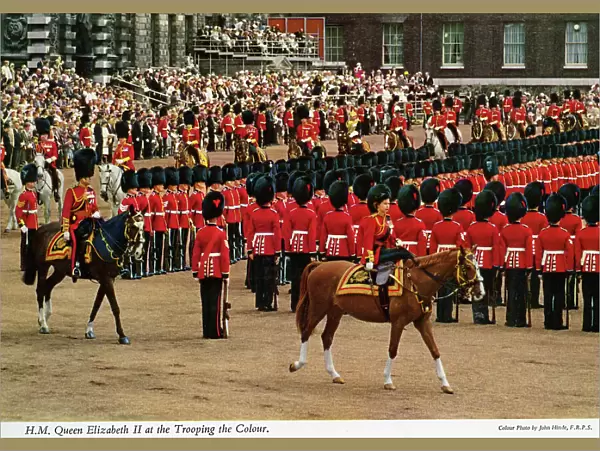 H. M. Queen Elizabeth II at the Trooping the Colour