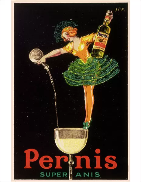 poster for Pernis, Super Anis (a beverage made, and tasting, of aniseed) Date: 1923