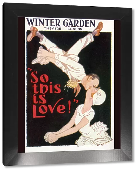 Promotional postcard for So This Is Love by Stanley Lupino and Arthur Rigbyae music Hal Brod