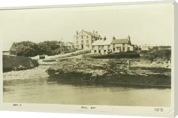 The Village (Showing the Bull Bay Hotel), Bull Bay (Porth Llechog), Amlwch, Anglesey