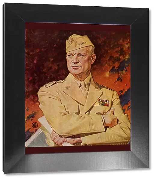 General Eisenhower portrait for War Bonds Poster Date: 1944