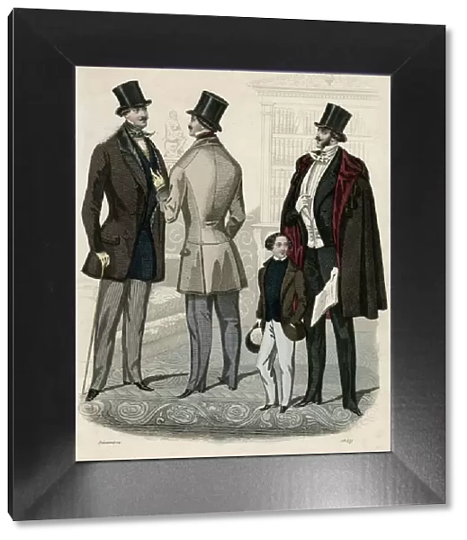 Gentlemens fashions for December 1849