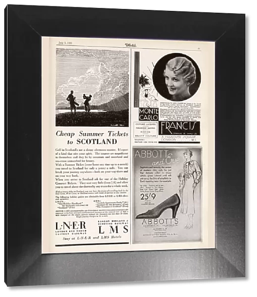 Cheap summer tickets to Scotland, 1933