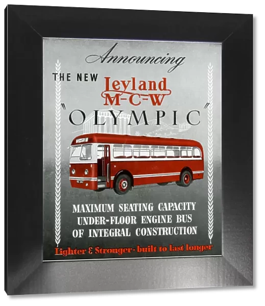 Advert, New Olympic coach by Leyland