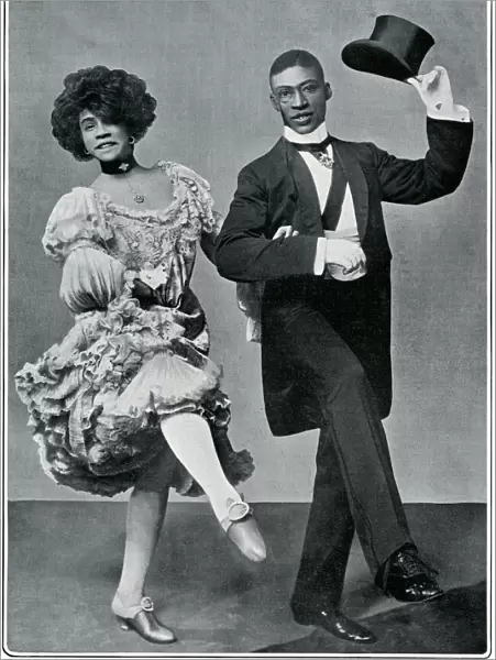 George Walker and Ada Overton Walker in In Dahomey
