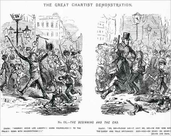 Cartoons, The Great Chartist Demonstration