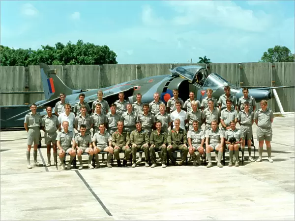 RAF Belize - No. 1417 Flight RAF July 1990 formal