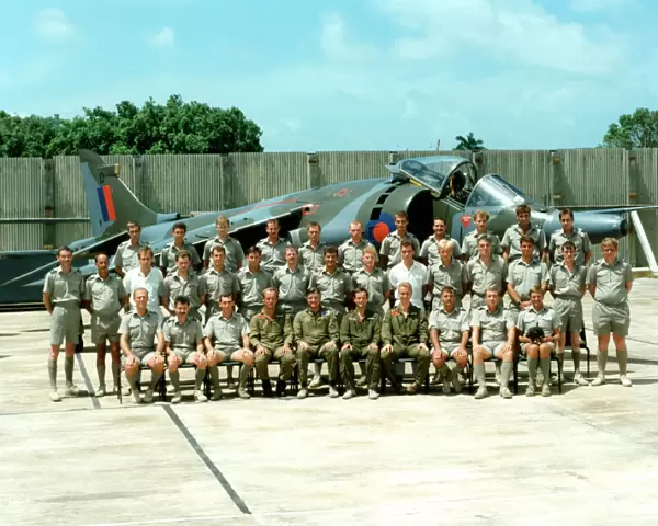RAF Belize - No. 1417 Flight RAF July 1990 formal