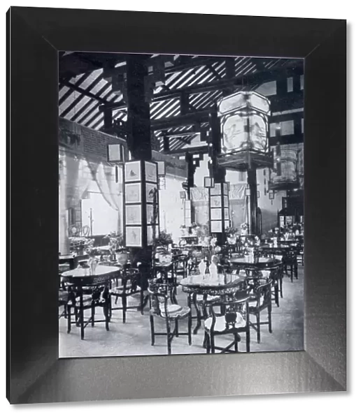 The Chinese restaurant in the Hong Kong section of the British Empire exhibition at