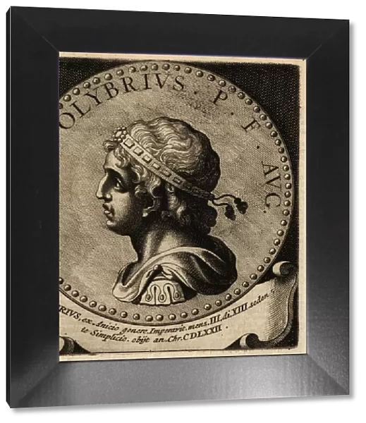 Portrait of Roman Emperor Olybrius