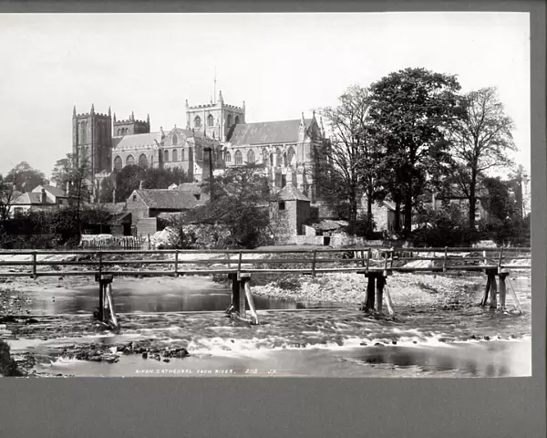 Ripon Cathedral viewed from the river