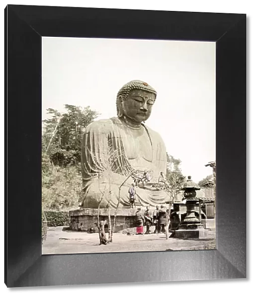 c. 1880s Japan - Diabutsu bronze buddha