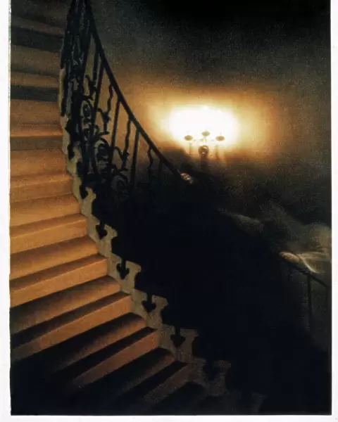 Ghost on the Tulip Staircase of the Queens House
